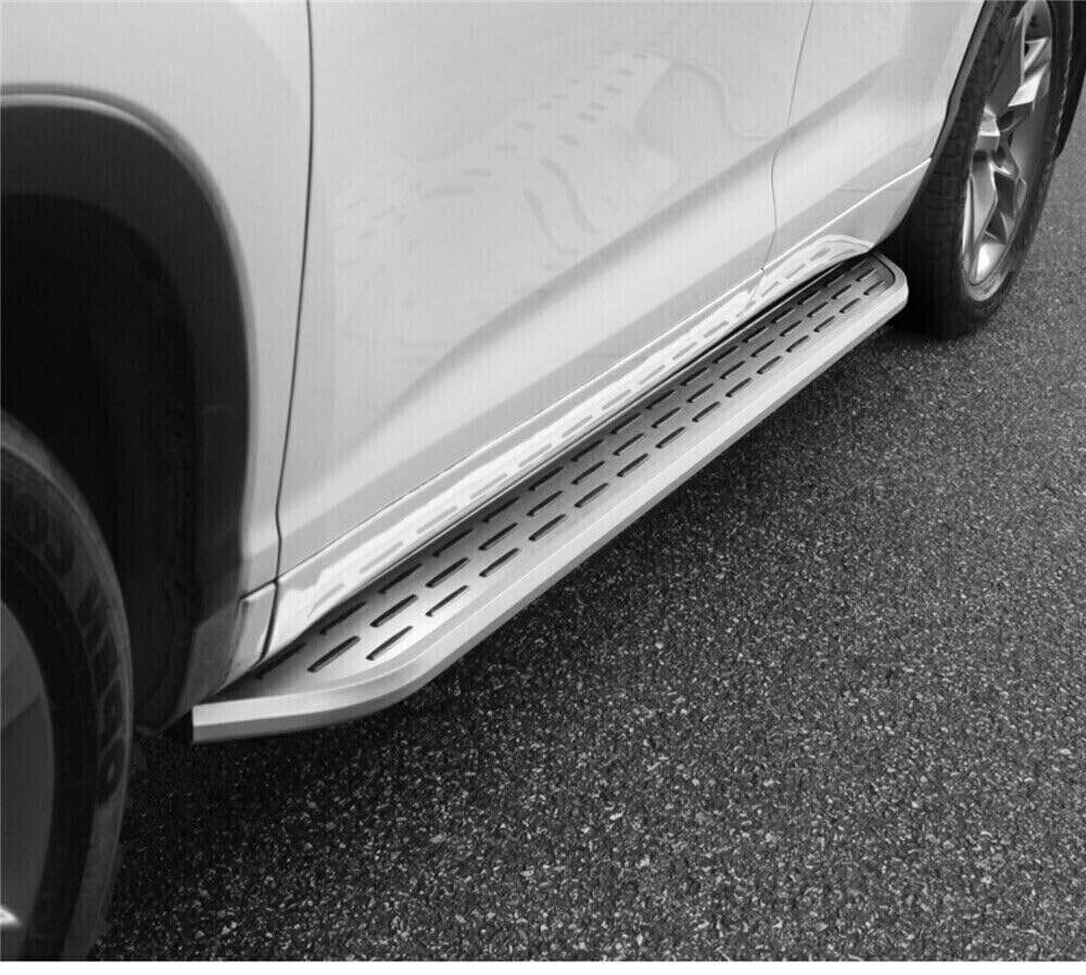 Par De Estribos Laterales Para KIA Sportage NQ5 (2023-2025) – Escalones De Aluminio Antideslizantes Con Soportes Y Tornillos Incluidos – Accesorios SUV Para Entrada Fácil De Pasajeros Y Carga En El Techo