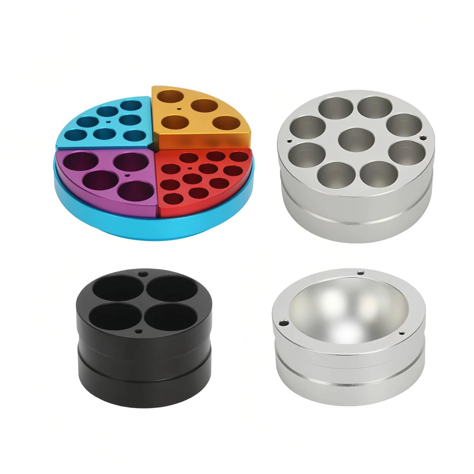 Aluminiowy Blok Grzejny Do Fiolek 2ml-50ml Moduł Laboratoryjny