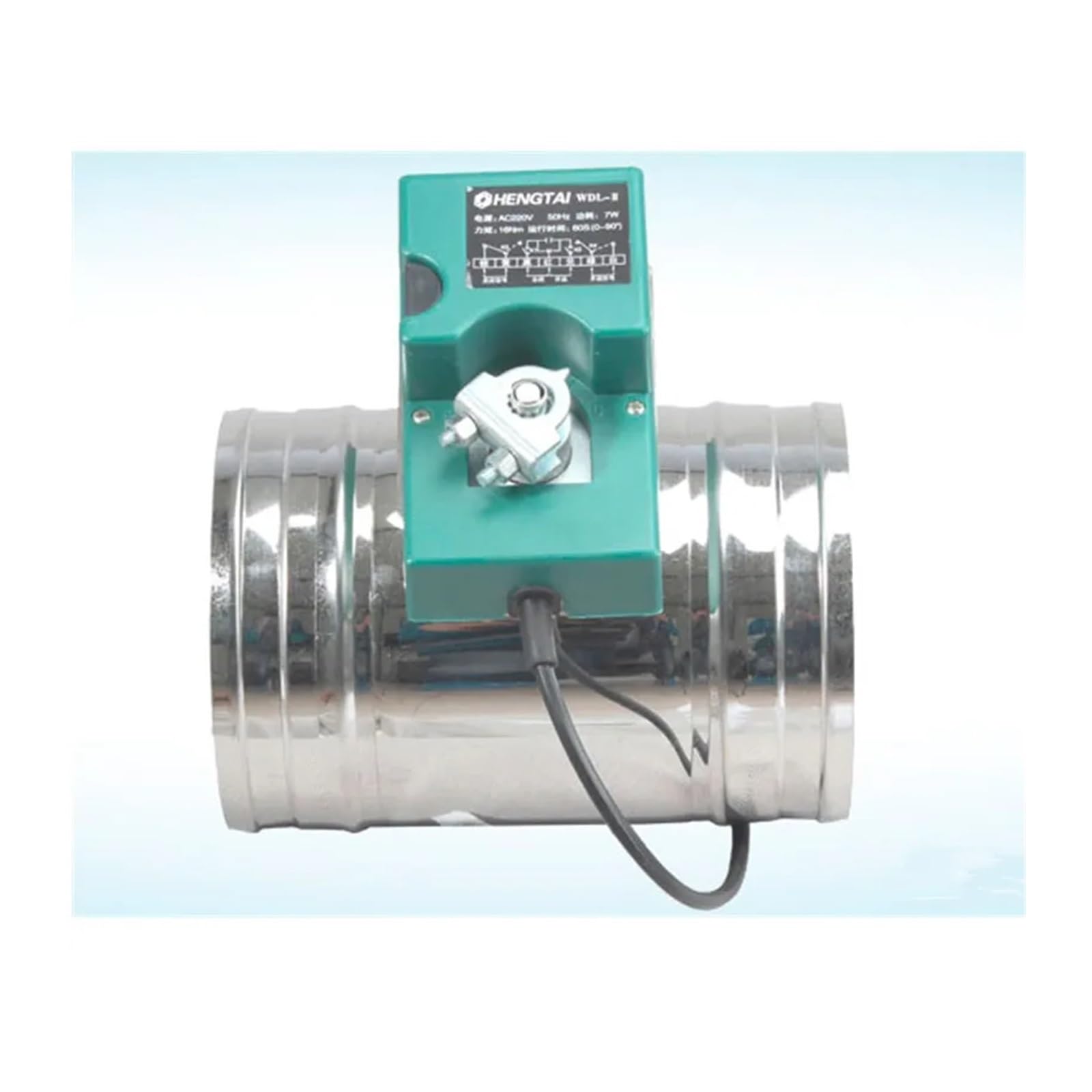 EOTVHTMT 100MM Proportional air Valve with 16Nm Drive, air Damper acutoator with 5 Position Controller 220 v Switch 60S