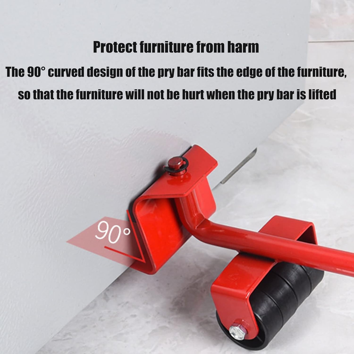 Furniture Moving Wheels, Furniture Lifter with 4 Pack Furniture Sliders Max Up for 400KG 360 Degree Rotatable Pads - Image 3