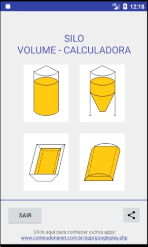 Silo - Volume - Calculadora