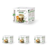 foodNess - 1 Box da 10 Capsule di Ginseng Dolce Free, Capsule Compatibili con Sistema Dolce Gusto
