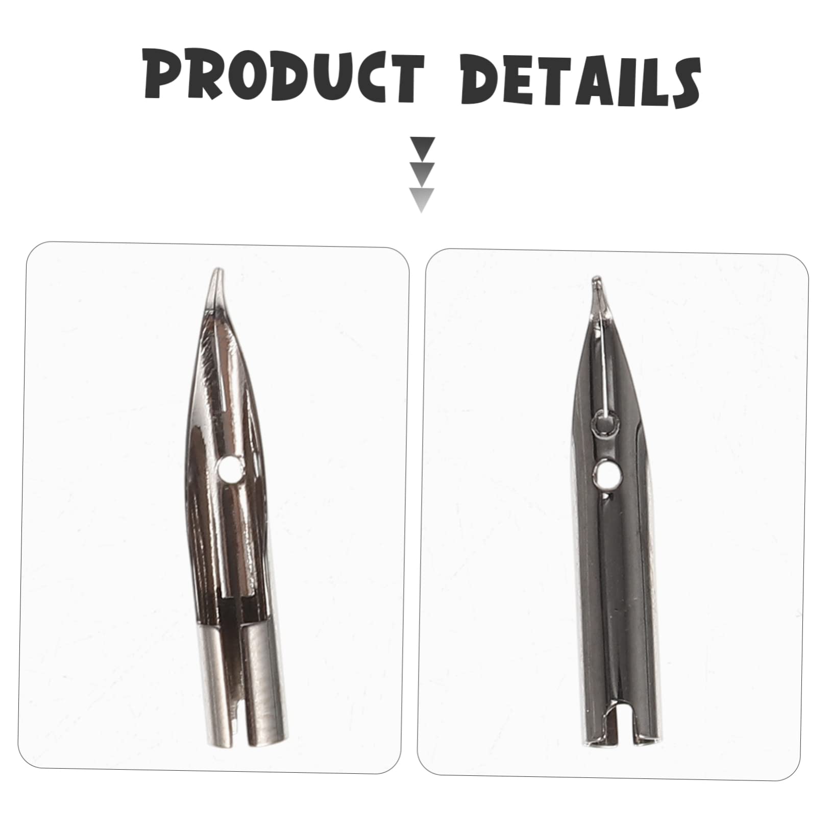 DOITOOL 20Pcs Fountain Pen Tips Replacement Nibs for Students Calligraphy Pen Supplies Smooth Writing Experience for Beginners and Artists