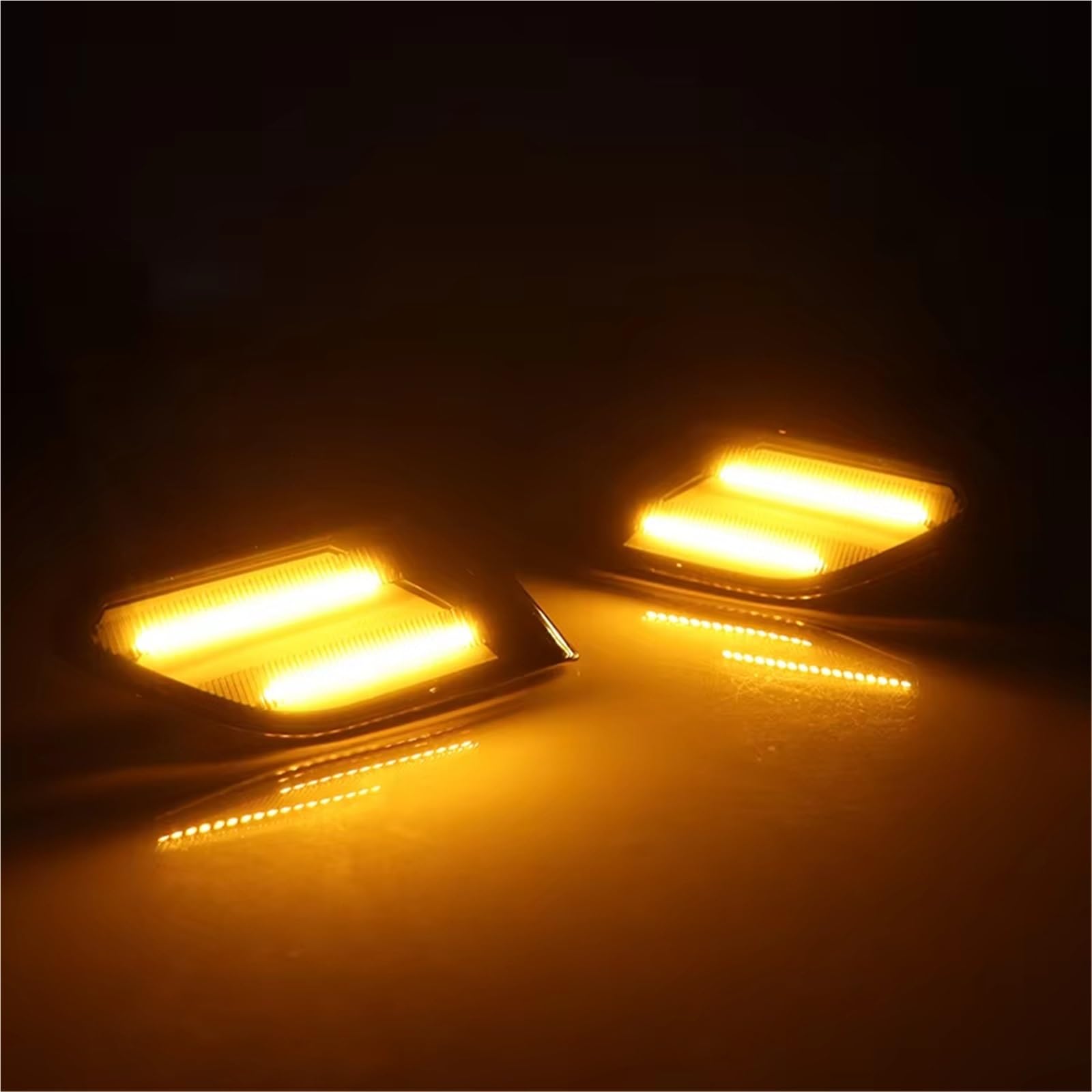 intermitente automóvil Para Jeep Para Wrangler Para JL 2018-up Para Gladiator 2020-up Luz LED De Posición Lateral Ámbar Amarillo Señal Giro 12V luz direccional