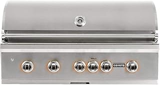 review Coyote S-Series 42-Inch 5-Burner Built-in Natural Gas Grill with RapidSear Infrared Burner & Rotisserie - C2SL42NG