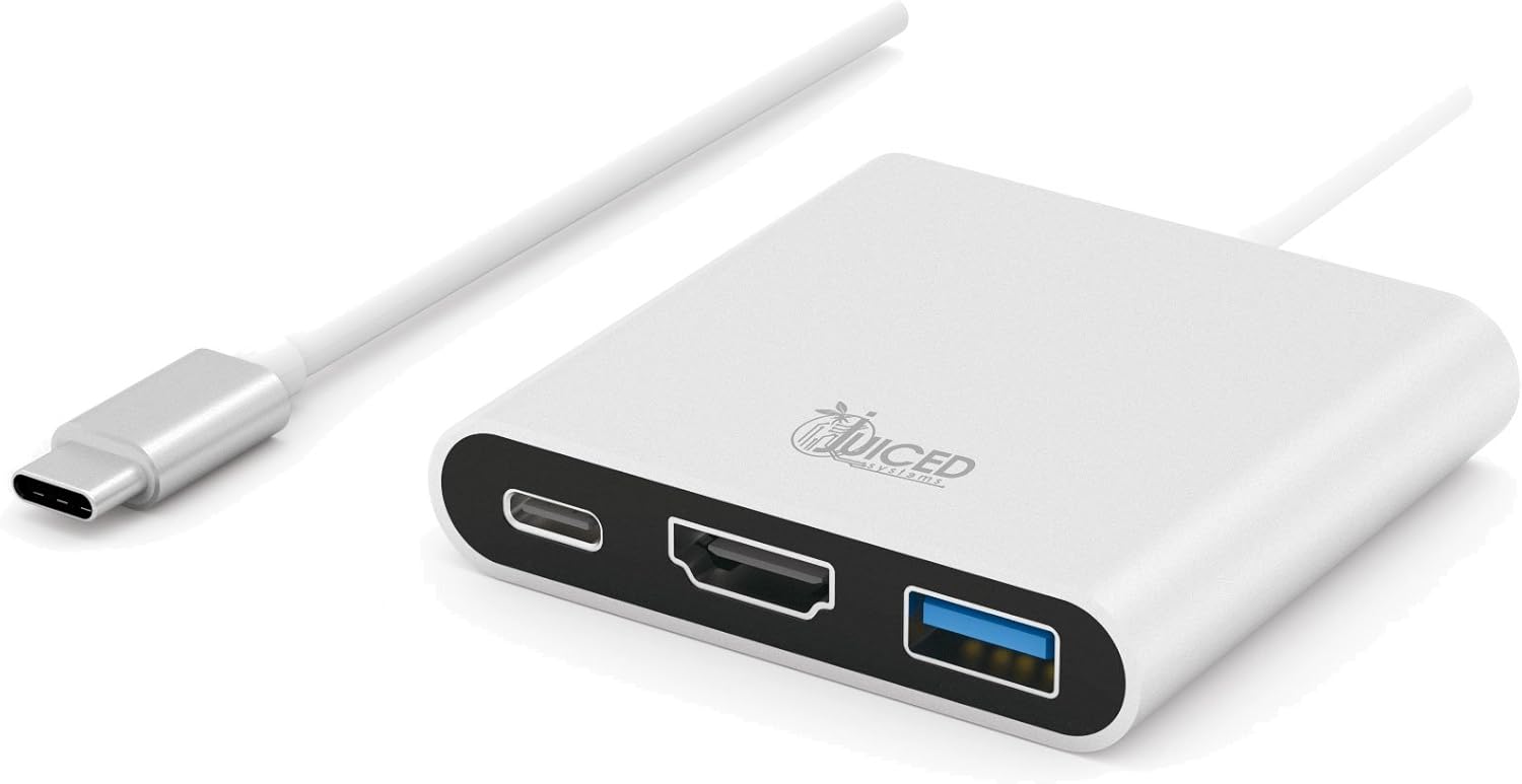 Juiced Systems USBC Multiport HDMI Adapter with Power Delivery Amazon