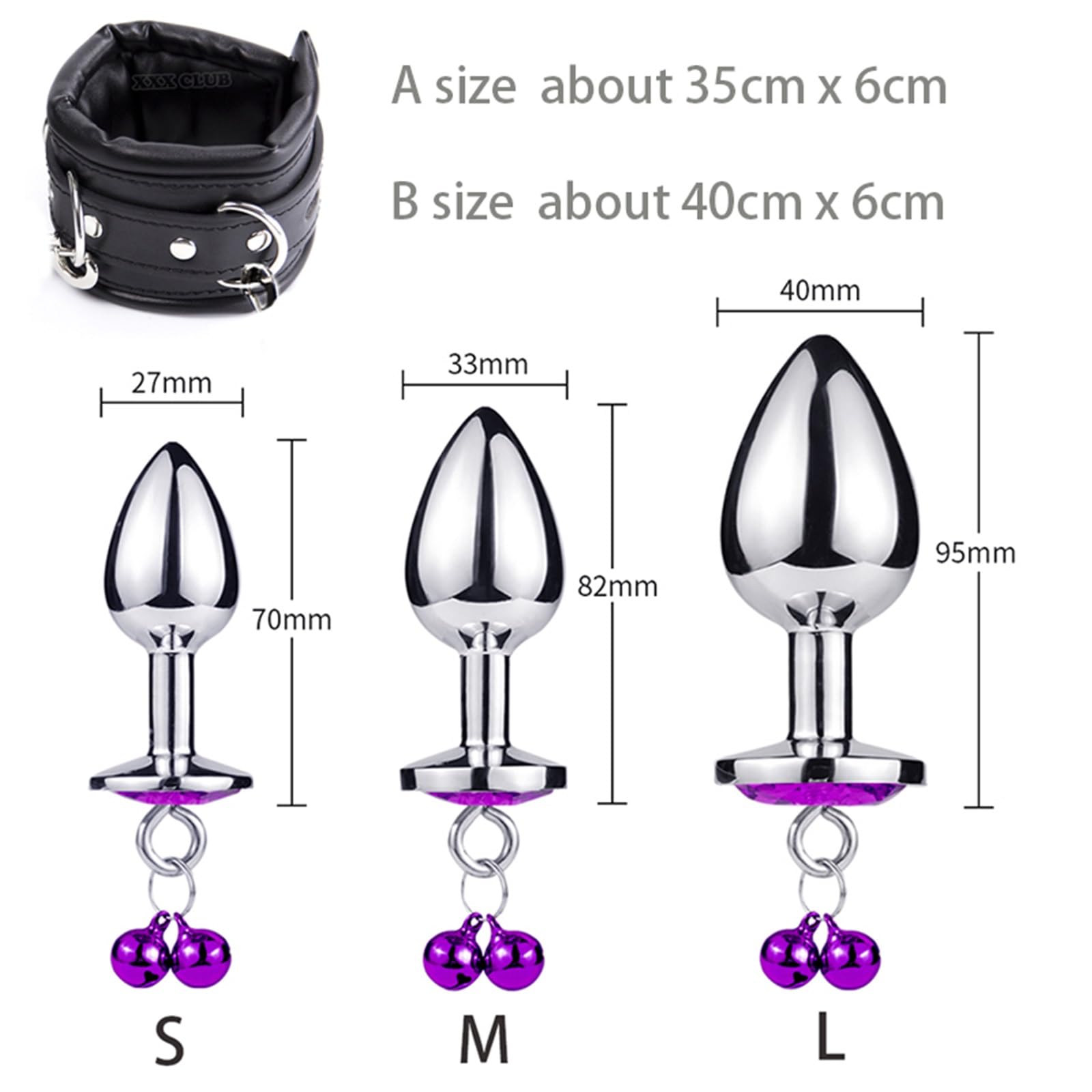 Amazon.com: Anal Plug to Wrist Bondage Kit BDSM Restraints Fetish Handcuffs  Adult Games Product Sex Toys for Women Men Purple S 27mm : Health &  Household
