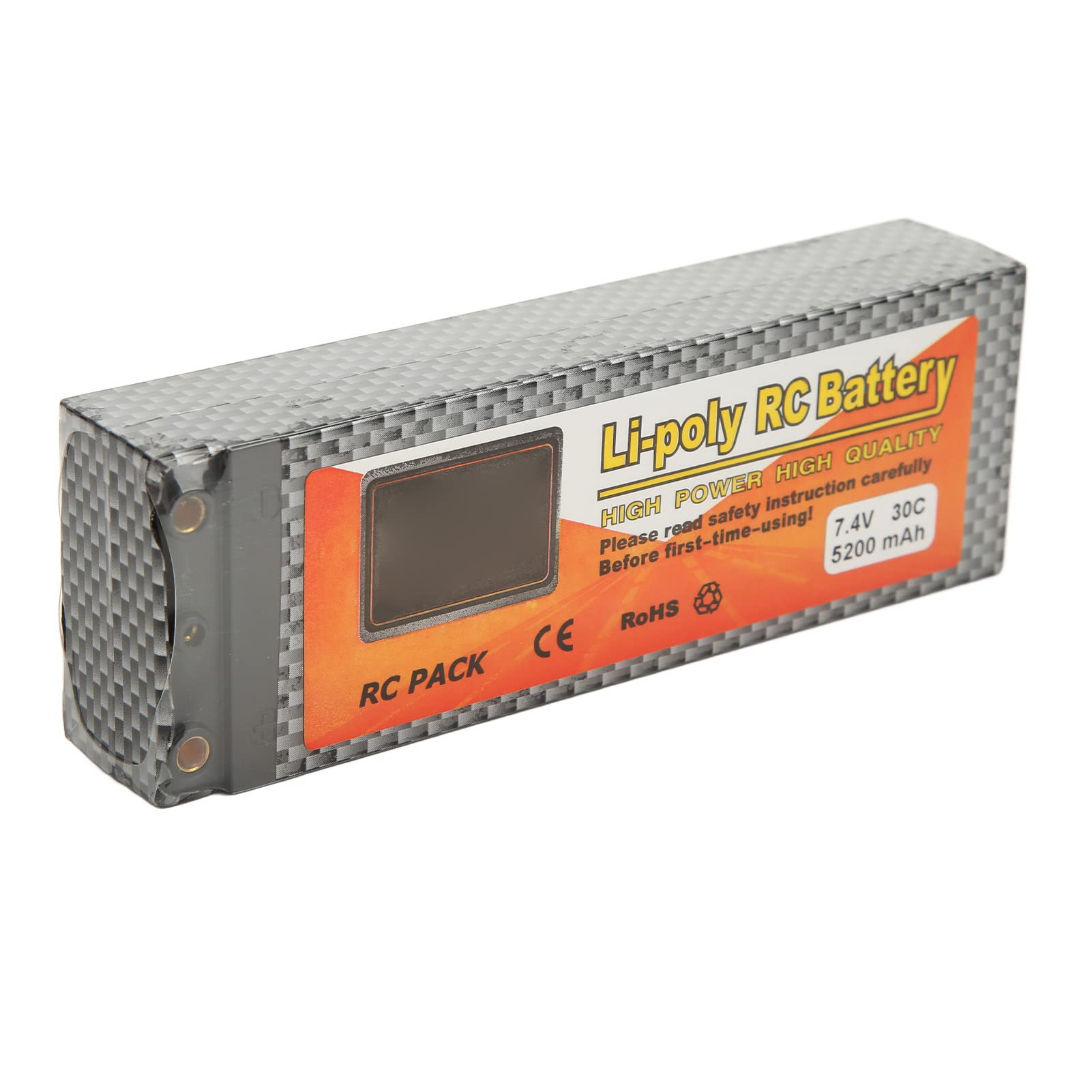5200mAh Lipo Batteria 30C Velocità di Scarica 7.4V 2S Spina a Forma di T RC Alimentazione a Batteria per Modello di Auto in Elicottero RC