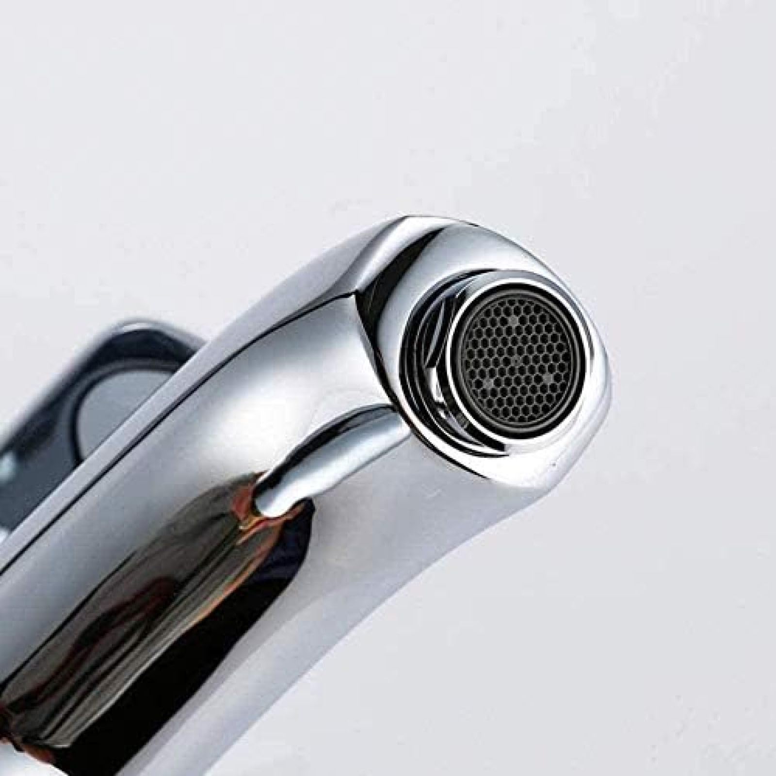 Grifo Grifo de Cocina Grifo de latón Macizo Plateado Accesorios de baño Lavabo Grifo de Fregadero de Color Grifo Mezclador de Agua