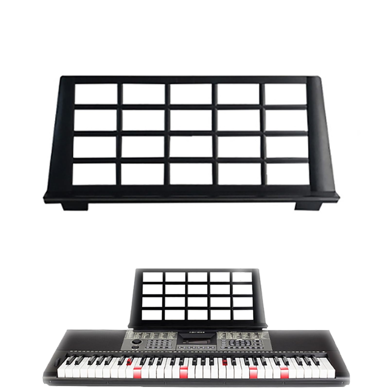 Black Keyboard Music Stand, Electronic Sheet Music Stands Holder, Piano Stand, Musical Instrument Parts Organ Holder, Instrument Accessories