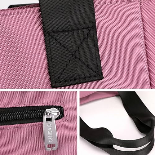 Gloryboom Large Capacity Water Repellent Multi Pocket Nylon Shoulder Bag,Tote Bag for Women,Simple and Versatile4