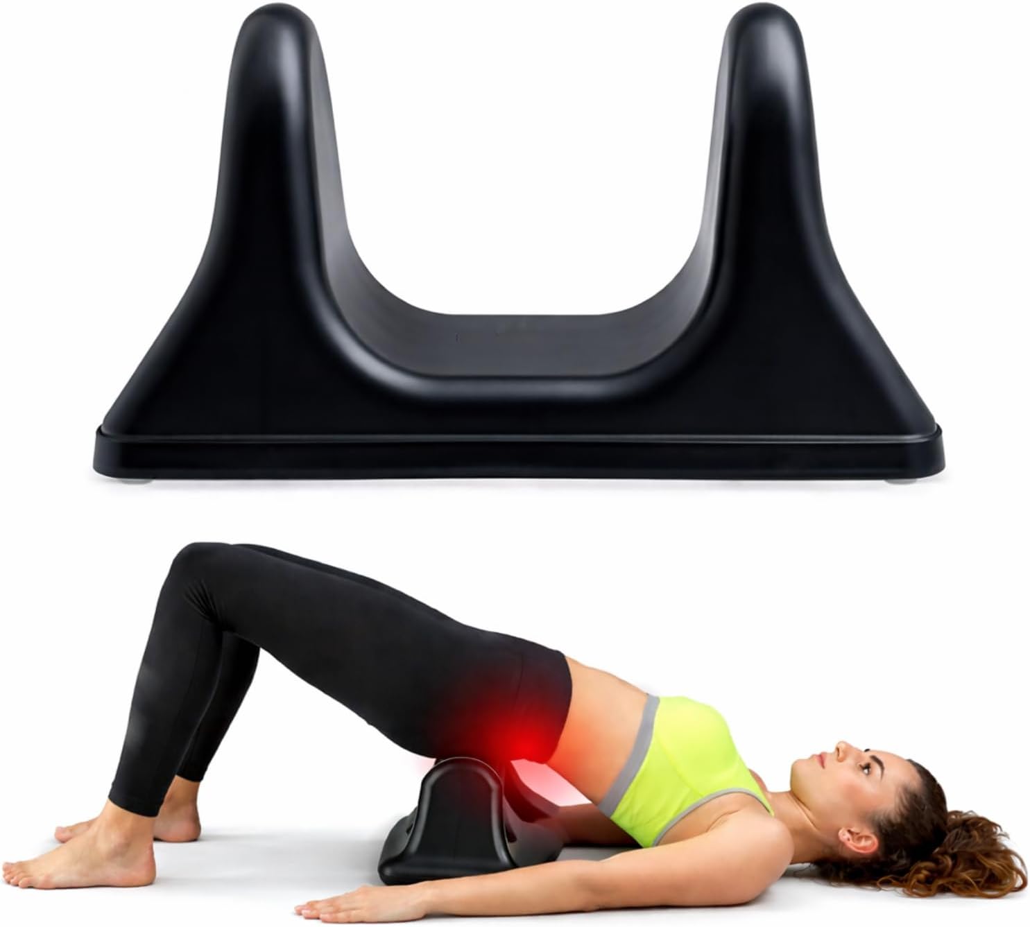Psoas Release Tool Hip Hook – Adjustable Deep Tissue Hip Flexor & Iliacus Massager for Back, Sciatica & Trigger Point Relief, Myofascial Muscle Recovery Tool (Black)