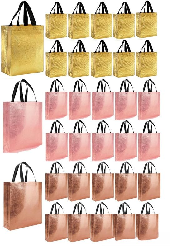 See full amazon price history chart for Evafly Gift Bags Medium Size :12Lx4Wx13H Inch Pack Of 15 | Reusable Non-Woven Shiny Metallic | Tote, Shopping Bag with Handle for Wedding Return Gifts - Multicolor Evafly Gift Bags Medium Size :12Lx4Wx13H Inch Pack Of 15 | Reusable Non-Woven Shiny Metallic | Tote, Shopping Bag with Handle for Wedding Return Gifts - Multicolor (B0CPJCX9C3) Amazon Price History, Amazon Price Tracker