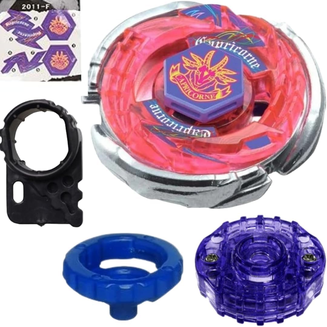 Funstars Storm Capricorne M145Q Metal Spinning Battling Top with String Launcher (BB50)