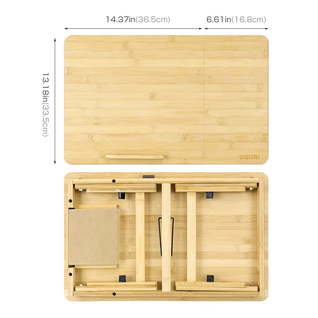 Buy Zipom 100 Portable Bamboo Laptop Stand Foldable Desk Notebook