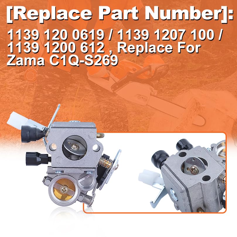 Carburatore Di Ricambio Per Motosega STIHL MS181, MS211, MS171 (ZAMA C1Q-S269) - Yibei-tech