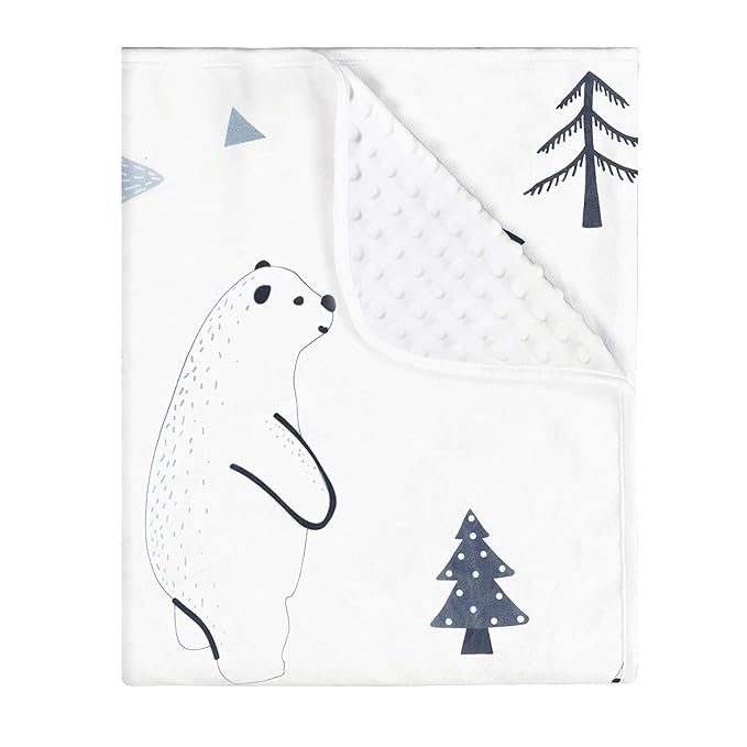 Yoofoss Baby Blanket Super Soft Minky Swaddle Cuddle