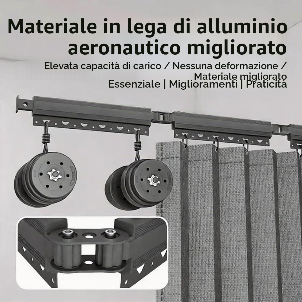 Tenda Doccia Angolare Antimuffa,Asta Pieghevole Per Tenda Da Doccia,Asta Per Tenda Da Doccia Angolare a Parete,1,8×2m Tendina Impermeabile,Pieghevole Forma U/L/Retta,Salvaspazio per Piccoli Bagni