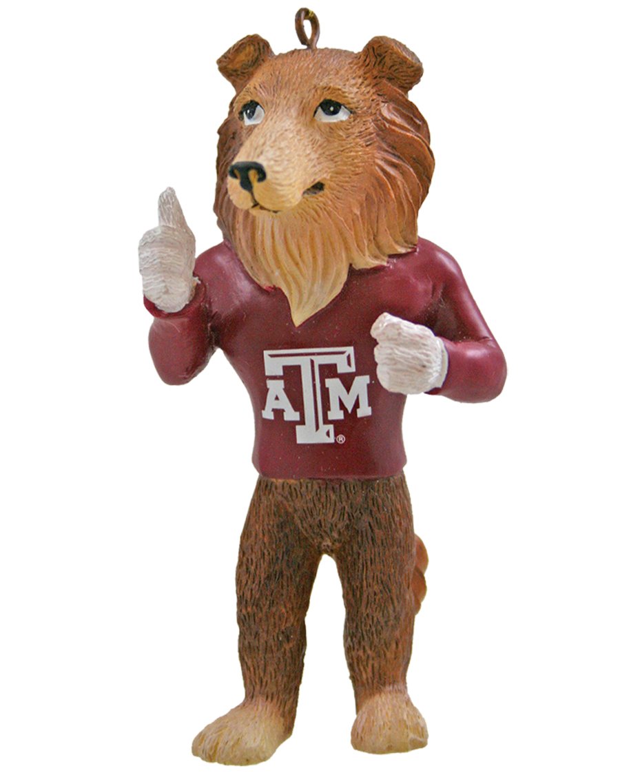 NCAA Texas A&M Aggies Resin Mascot Ornament