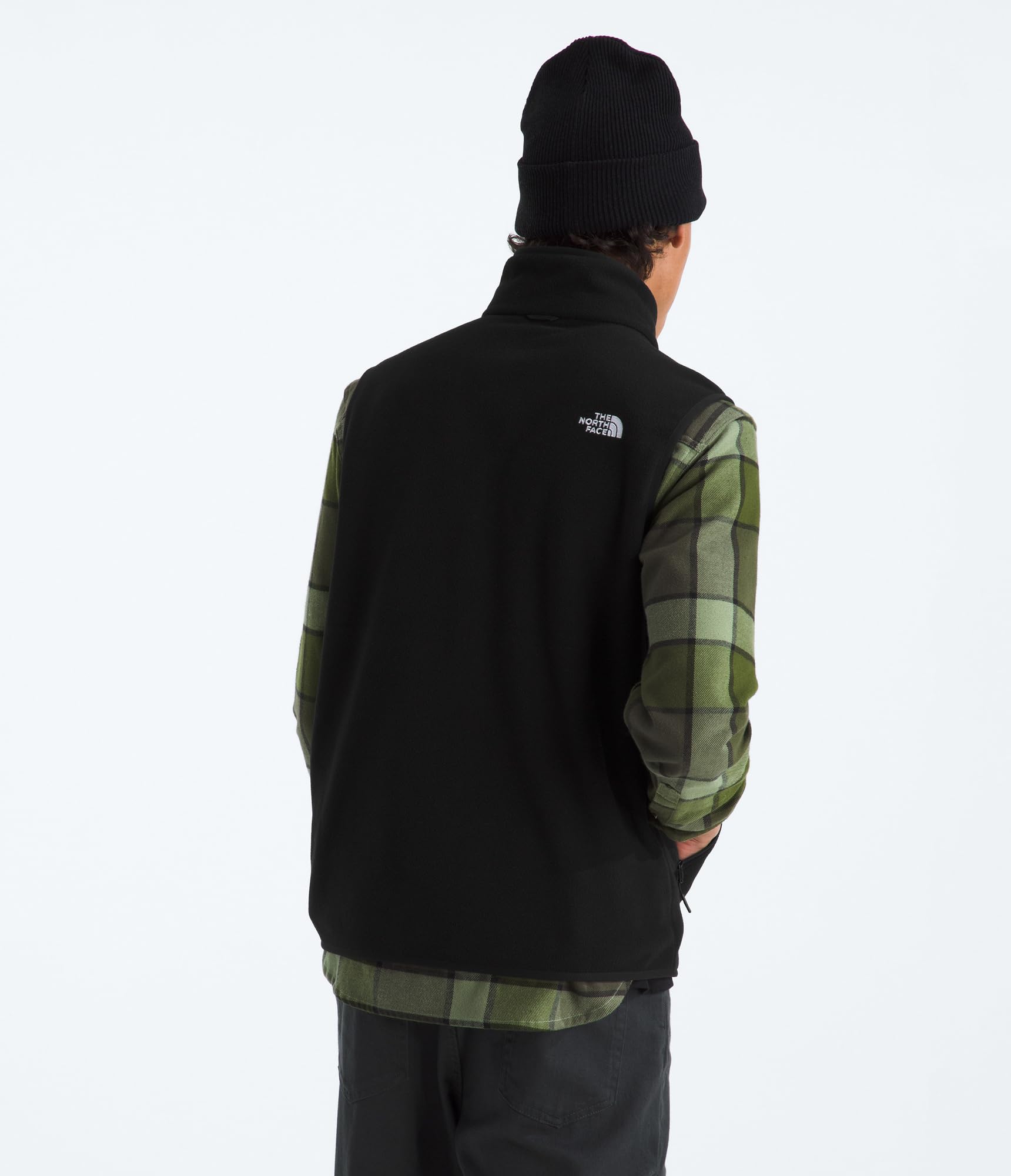 The North Face Erkek Glacıer Fleece Polar Yelek NF0A8DQNJK31 Siyah