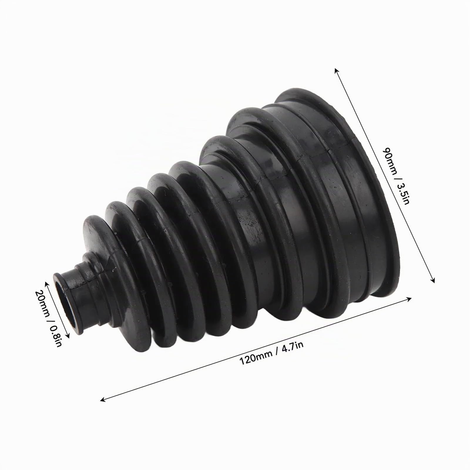 Soufflet Cardan Universel,Silicone Universel CV Bateau Vitesse constante Arbre d'entraînement Couverture poussière Forte élasticité Outils Voiture