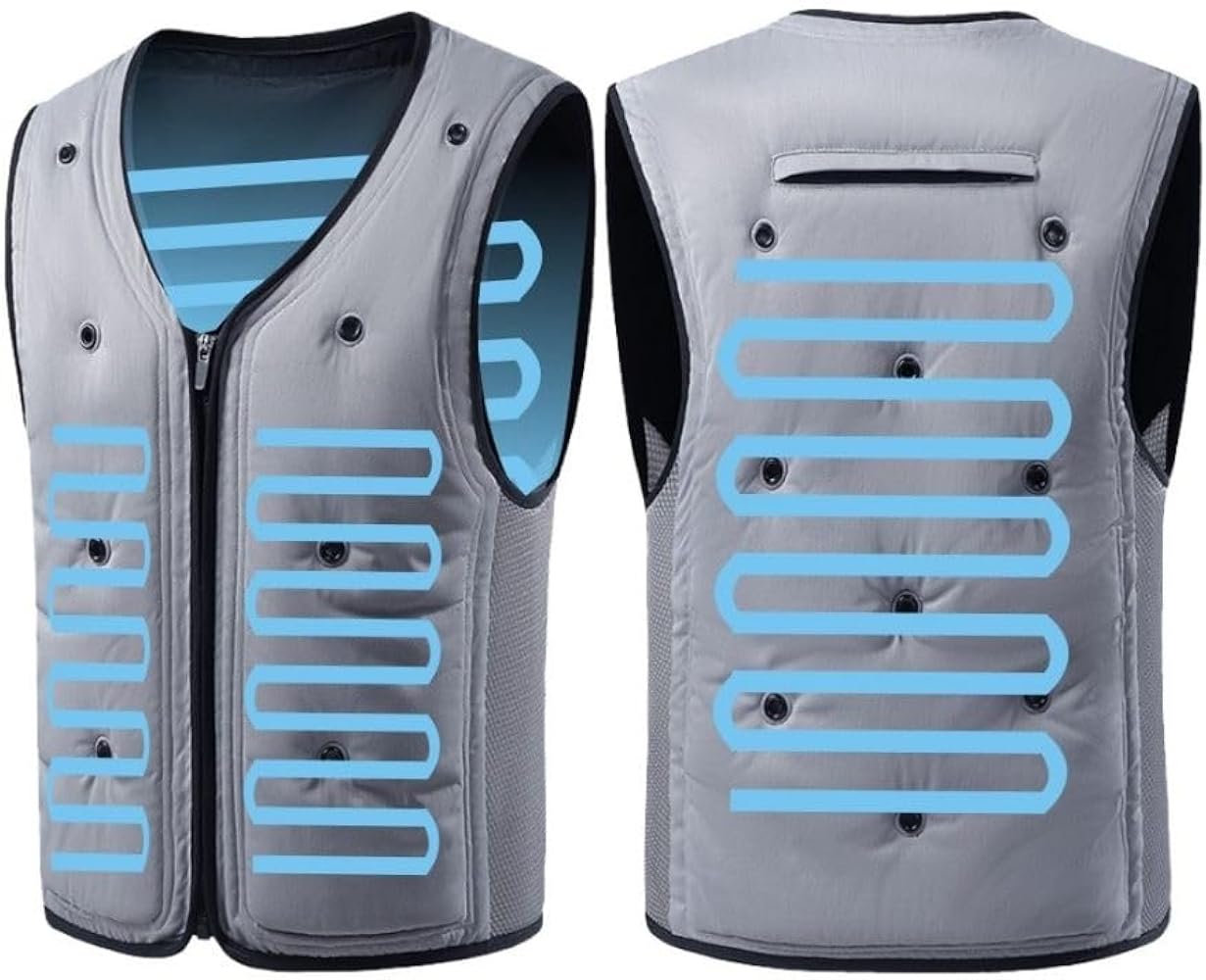 【新品・未使用】冷水循環式　冷却ベスト　【暑さ・熱中症対策に！】 Amazon | [Sumeriy] 水冷服 冷水循環 エコ 冷却ベスト 三段階温度調節