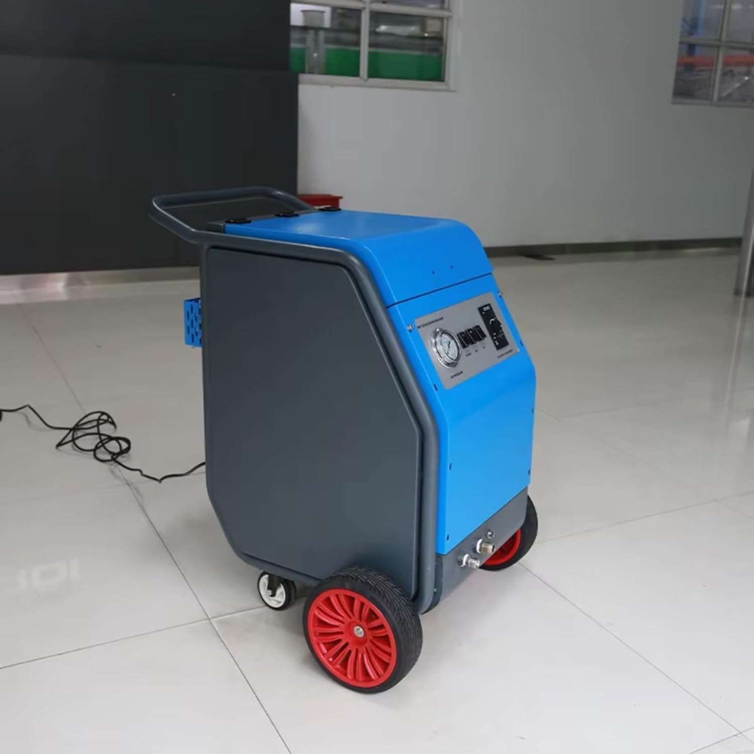 Máquina de limpieza criogénica portátil totalmente automática para la industria petroquímica