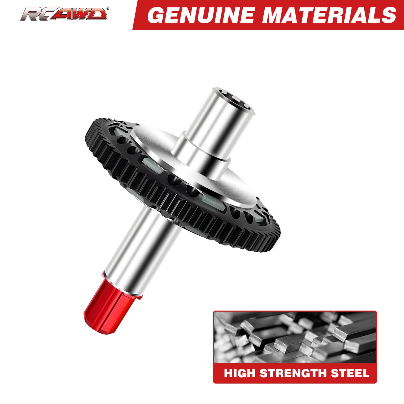 45# Steel 15T Pinion Gear 0.8 Mod For Arrma 1/10 & 1/8 Scale RC Cars - Senton Granite Big Rock Upgrades