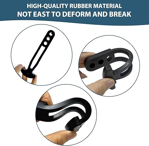 Miniatura 4 de Correa telescópica de escalera para barco yate, correa de goma, correa de retención segura con orificios de montaje ajustables para deportes