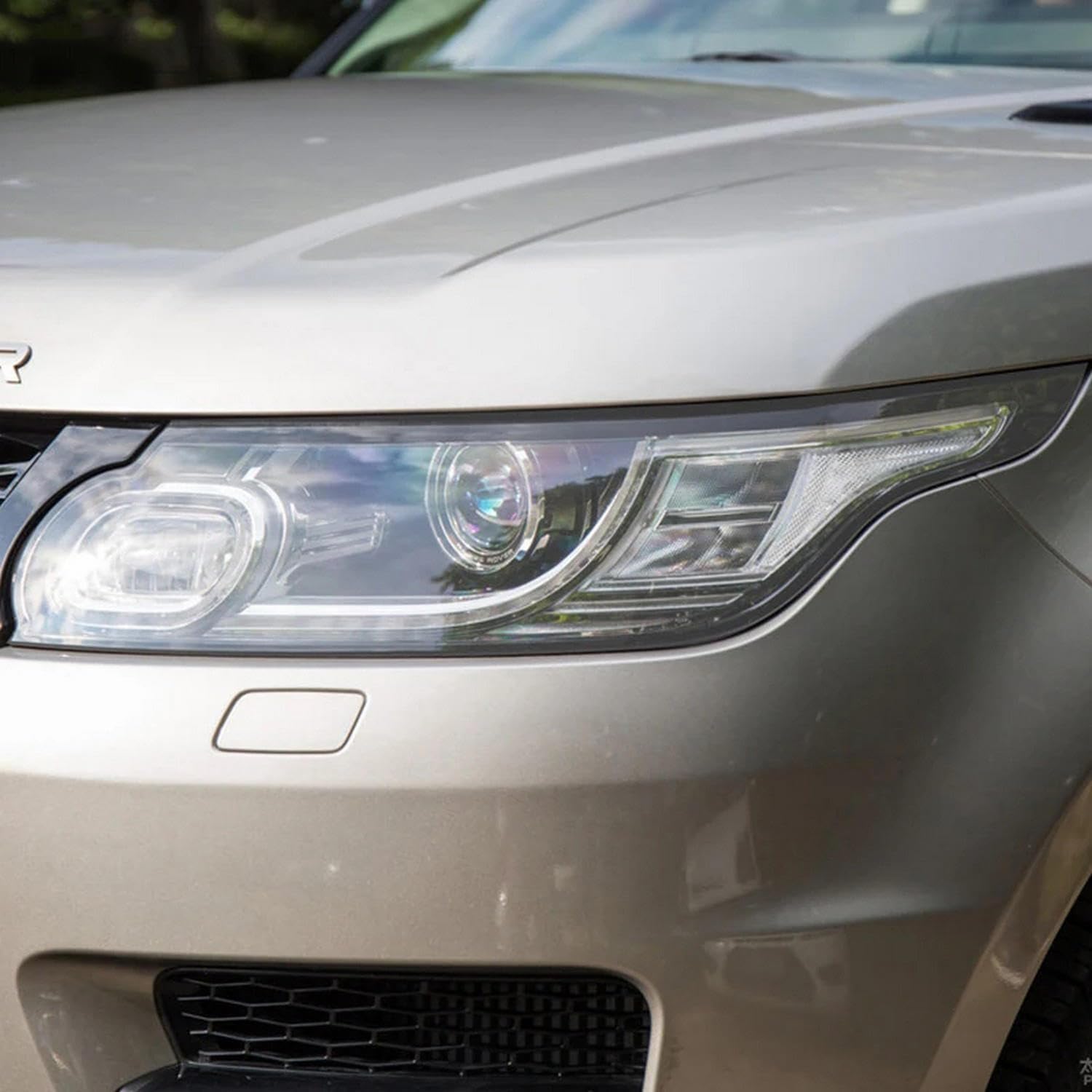 2 Pcs Car Headlight Protective Film Restoration Transparent TPU Sticker，for Range Rover Sport L494 2014-2020 Accessories