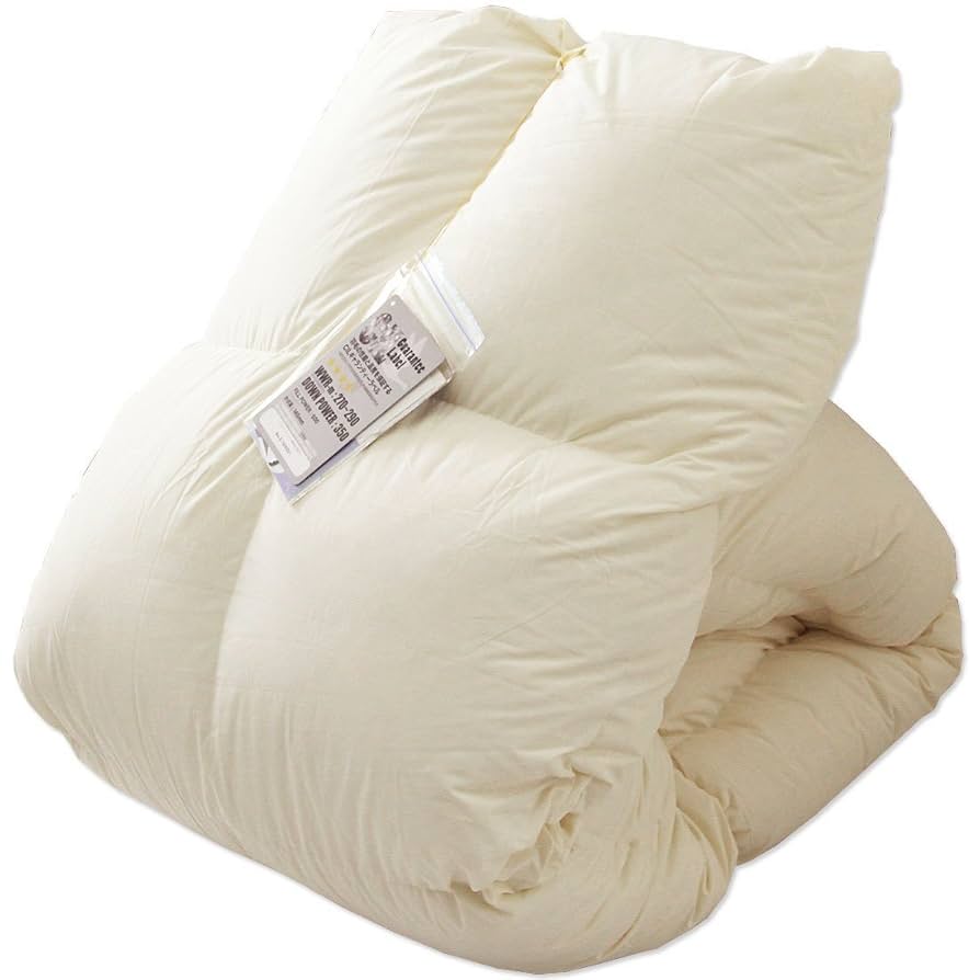 Amazon｜タンスのゲン 羽毛布団 クイーンロング 洗える 日本製 W