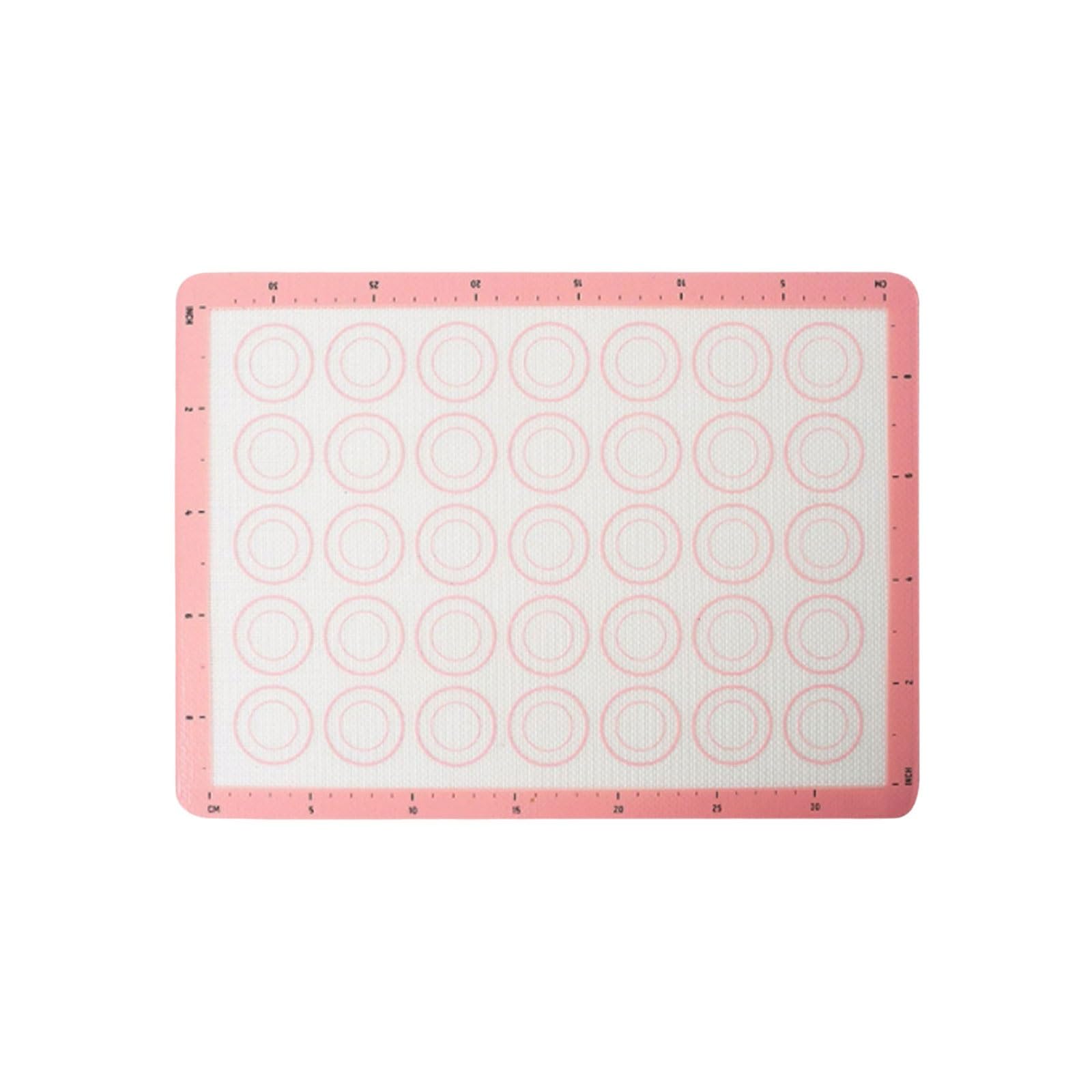 Réutilisable Tapis de cuisson en fibre de verre et silicone, antiadhésif, épais, double épaisseur, facile à nettoyer, réutilisable Ne colle pas(38.5cm/15.1in)