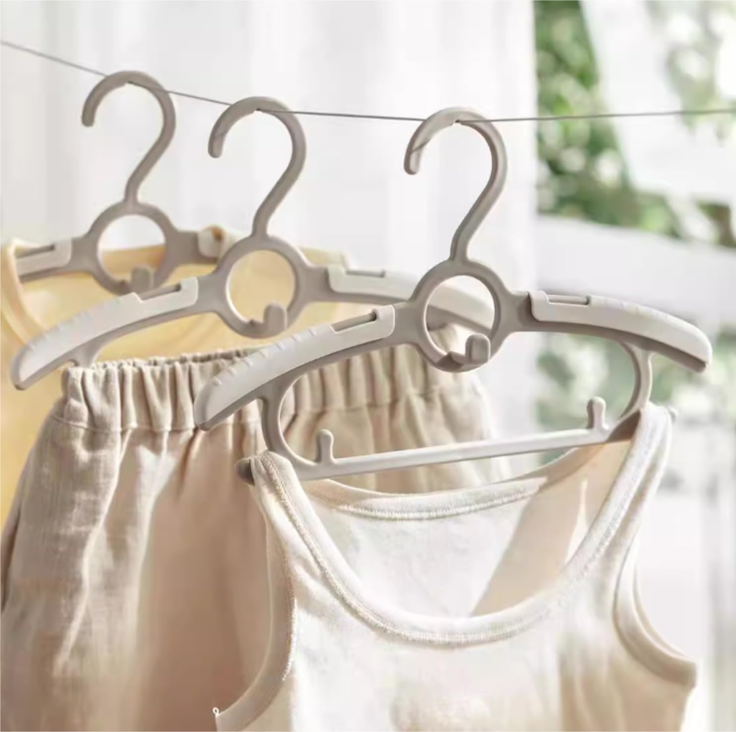 30 Uds Perchas para Ropa Organizador De Ropa Ultradelgado Antideslizante Que Ahorra Espacio Percha para Abrigos Que Ahorra Espacio para Sudadera(G)