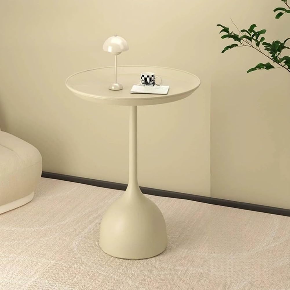 Table d'appoint ronde en métal Slish meuble de chevet design