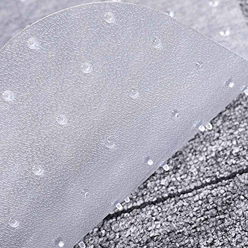 image for AiBOB Chair Mat for Low Pile Carpet, 53 X 45 inches, Flat Without Curl