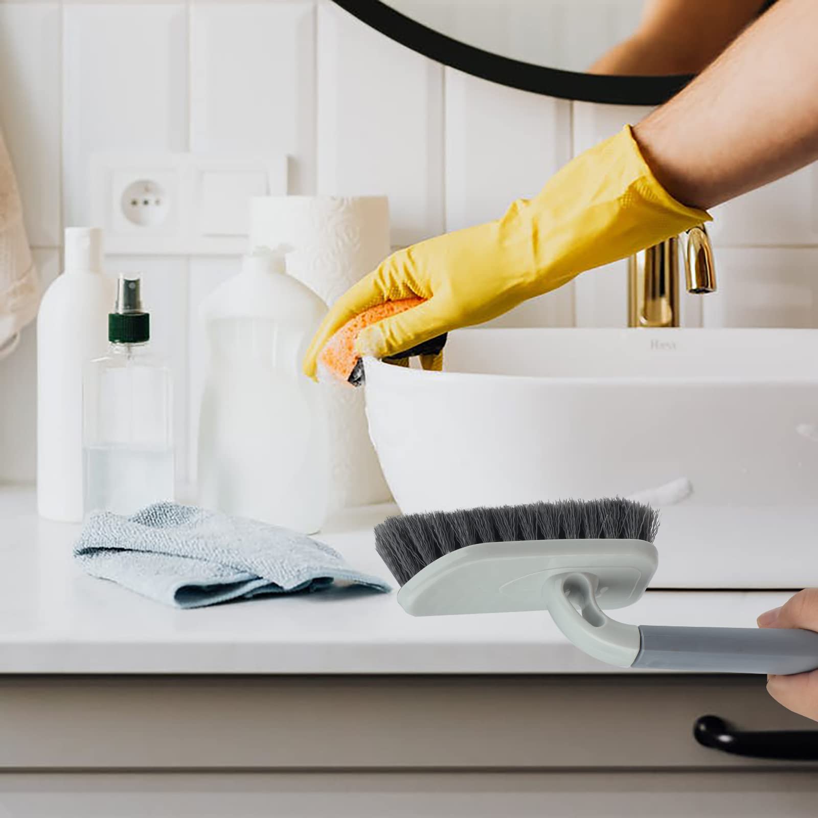 Kit 8 Spazzole Multiuso Per Pulizie Profonde - Per Cucina, Bagno, Finestre E Angoli Difficili - Foto 2