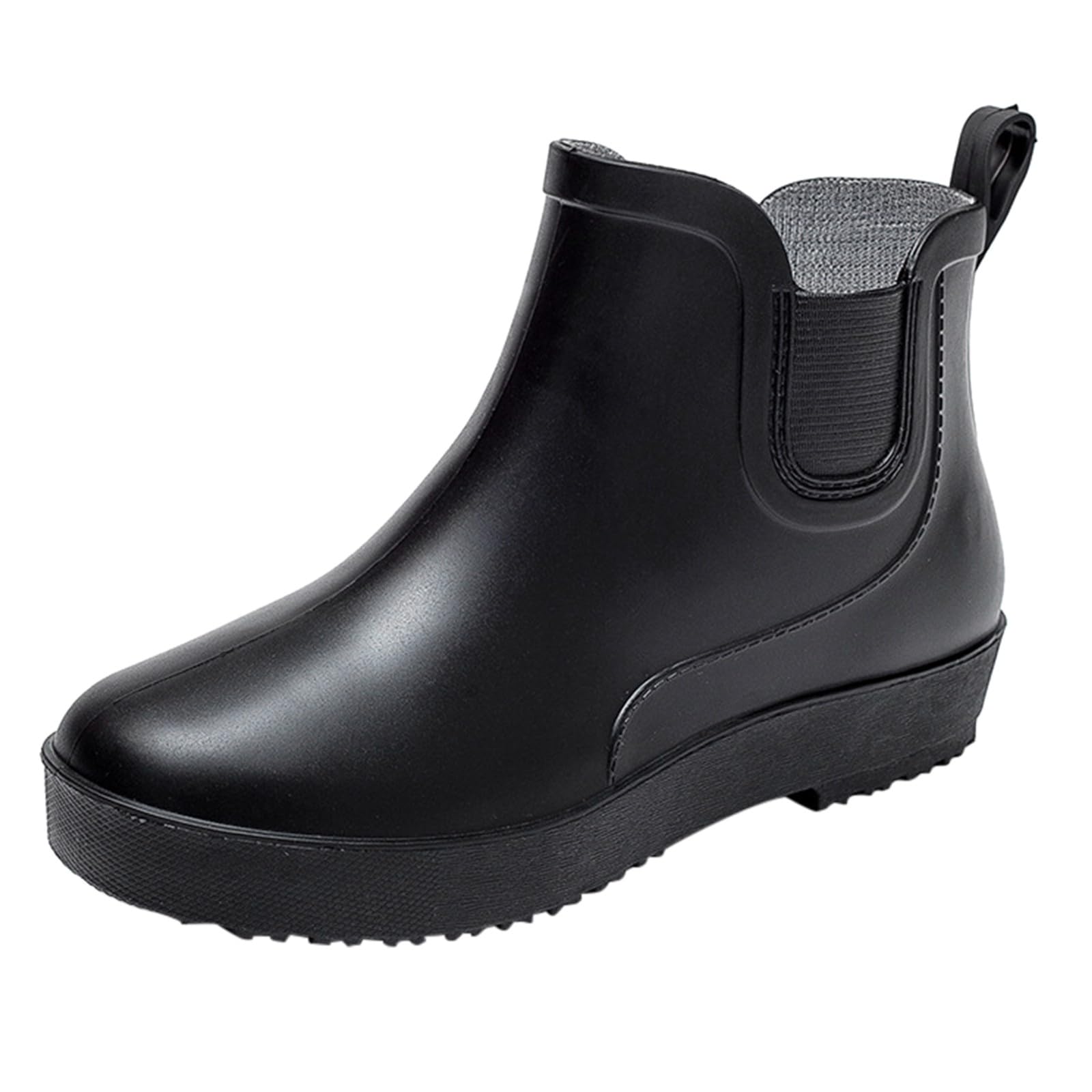 Botas de goma cortas para mujer, botas de lluvia impermeables, botas de goma, botas de lluvia, botas de tobillo, antideslizantes, botas de jardín, botas de lluvia, botas de caña corta, botines