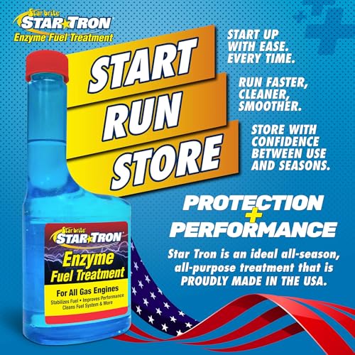 Image of Star Tron Enzyme Fuel Treatment - Gas, Stabilizes Old Gasoline | Rejuvenates and stabilizes old gasoline, helps prevent ethanol problems, cleans gum and varnish deposits