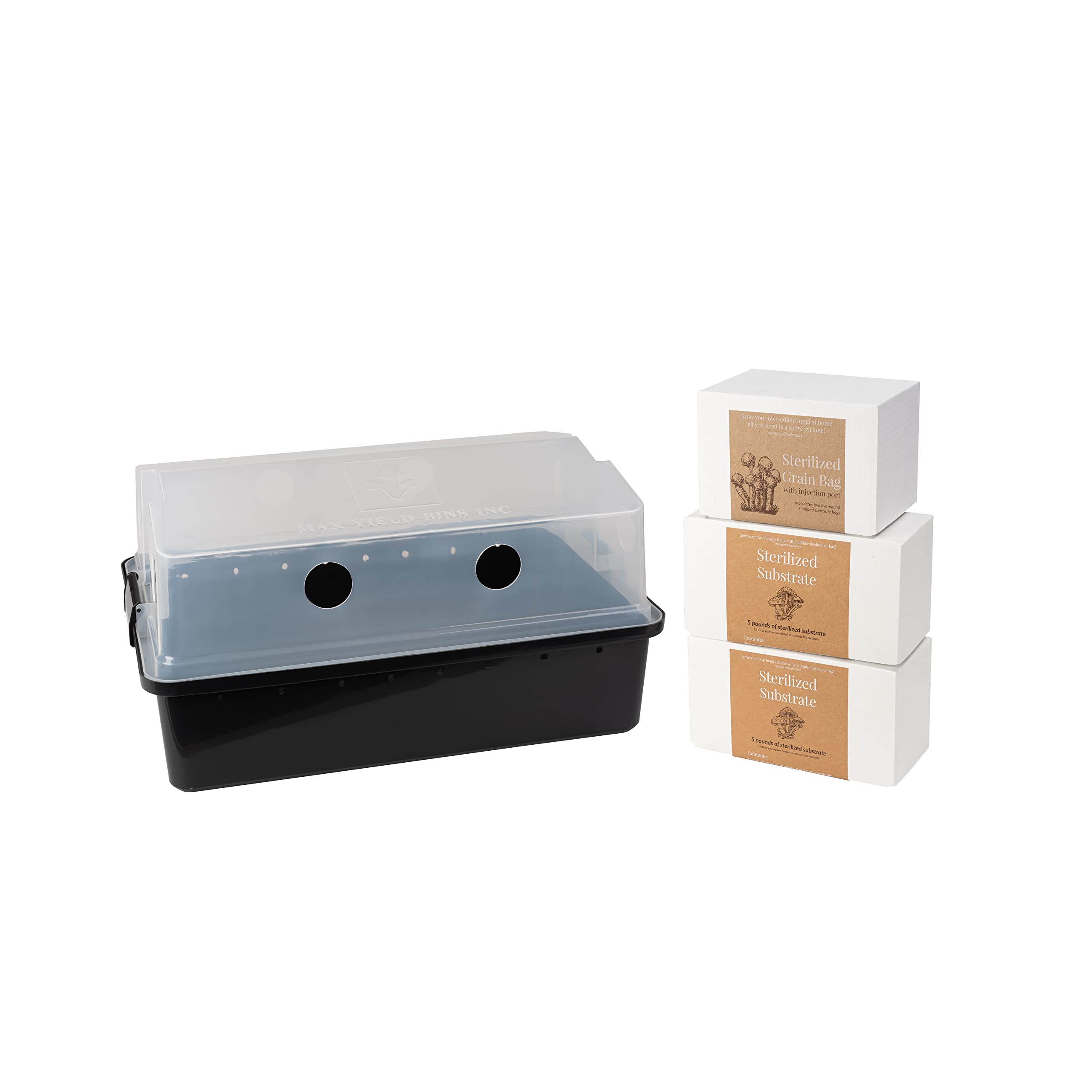 Buy Improved AllinOne Mushroom Grow Kit Max Yield Bin with 5lb