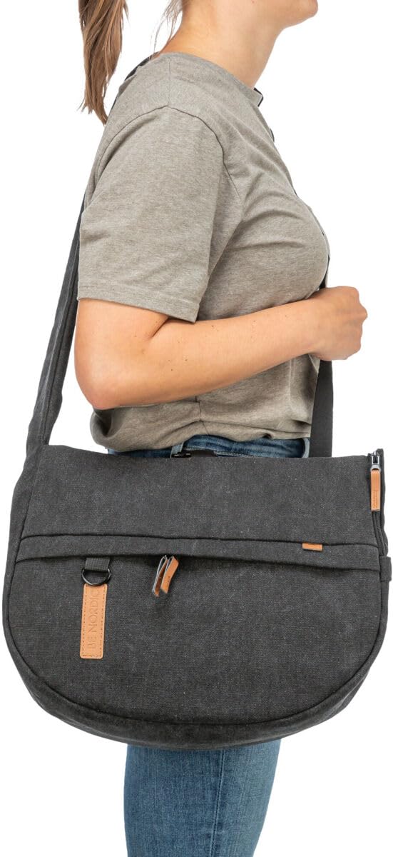TRIXIE BE Nordic Tasche Ingrid - schwarz 40 × 30 × 15 cm