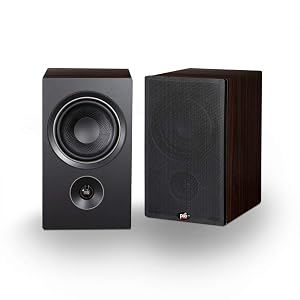 PSB Speakers Alpha P5 Bookshelf Speakers - Dark Walnut