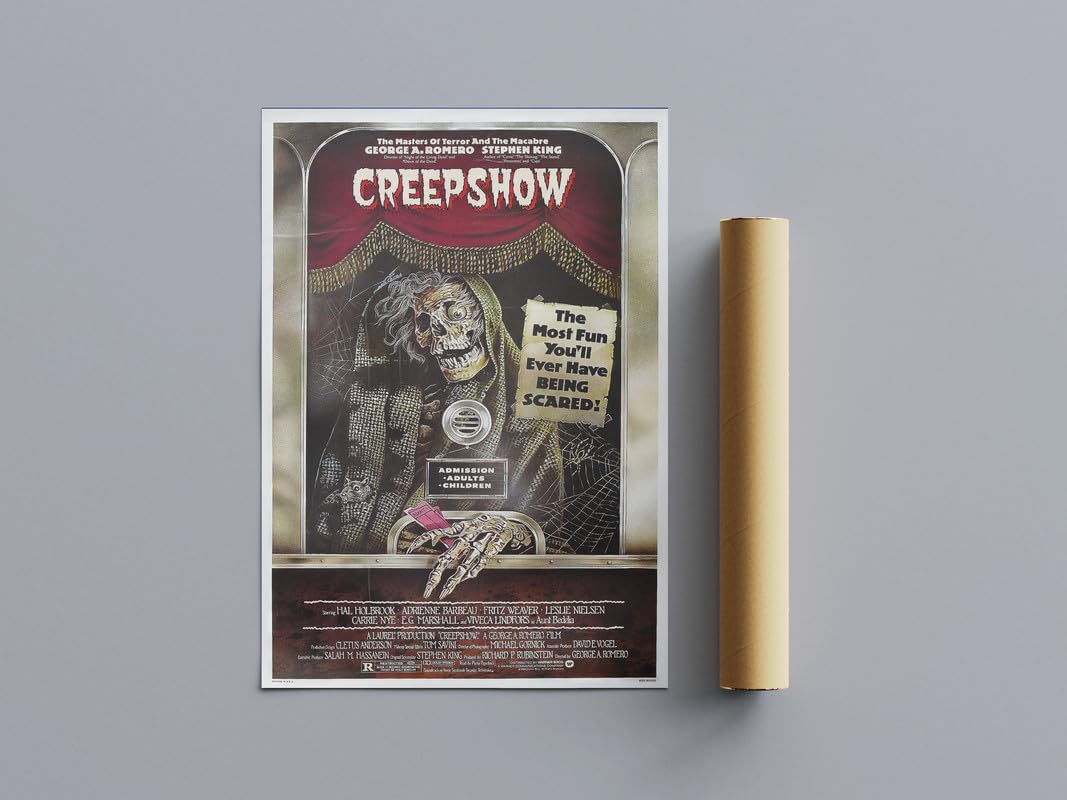 Pixie Posters Multi Colour All Tme Great Horror Movie Posters Creepshow Wall Art (A4 Size 21Cmx29.7cm)