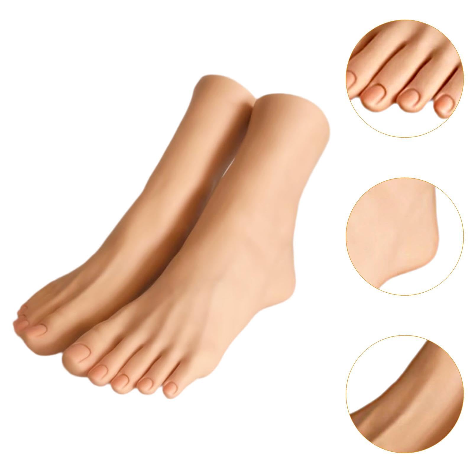 Fußmodell, Mehrzweck Mannequinfuß für Einzelhandel, Nagelkunst