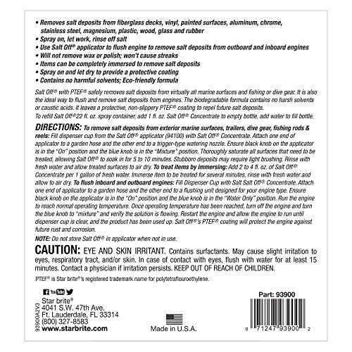 Star Brite Salt Off Concentrate - Salt Remover Wash & Marine Engine Flush - 1 Gal (093900N) #TOP1