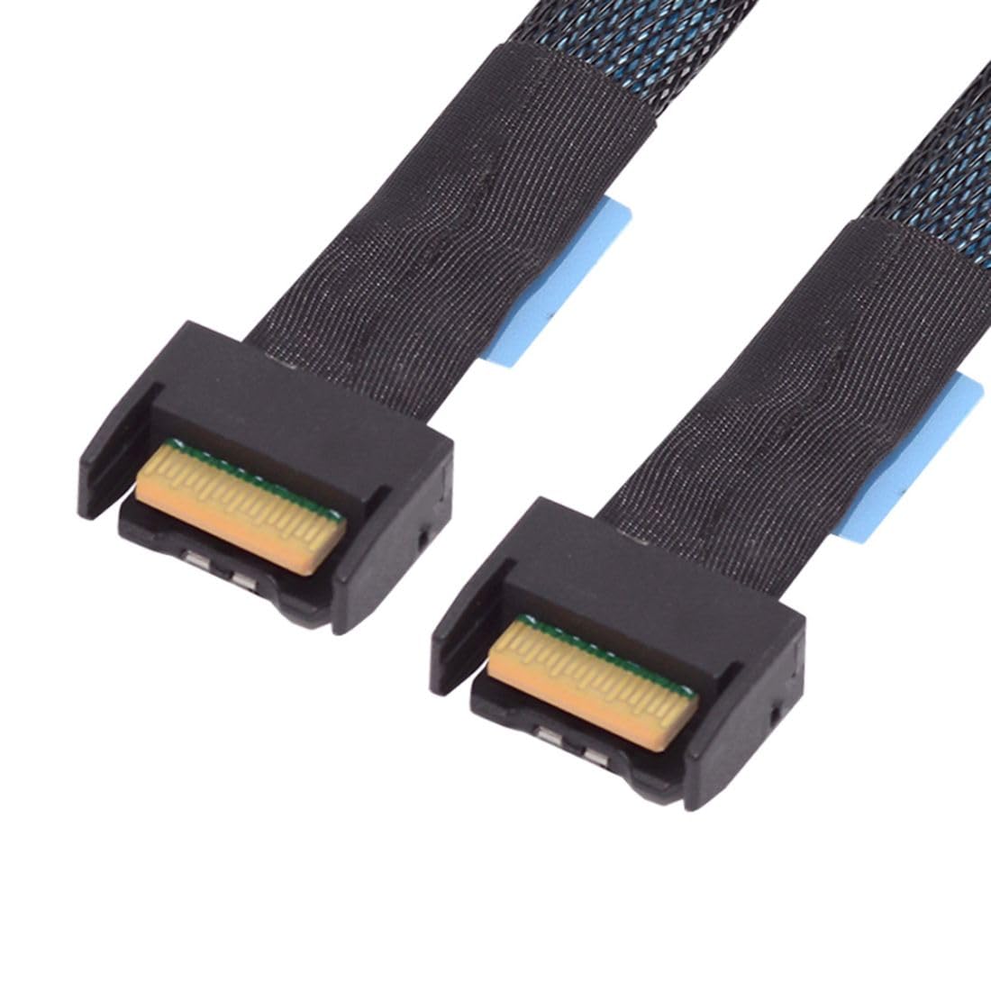 chenyang PCI-E 5.0 Mini Cool Edge IO MCIO 4X 38Pin SFF-TA-1016 Extender Cable 0.5M