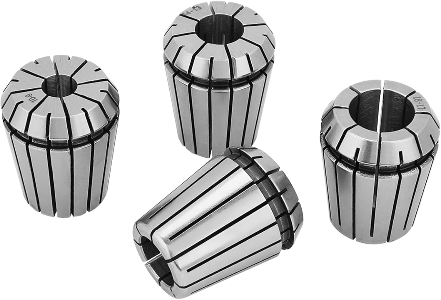 R8-ER32 Collet Chuck Holder, 10pcs CNC Collet Set, High Precision Milling and Drilling Tool - Durable High Speed Steel, Stable Clamping, Ideal for CNC Processing Centers