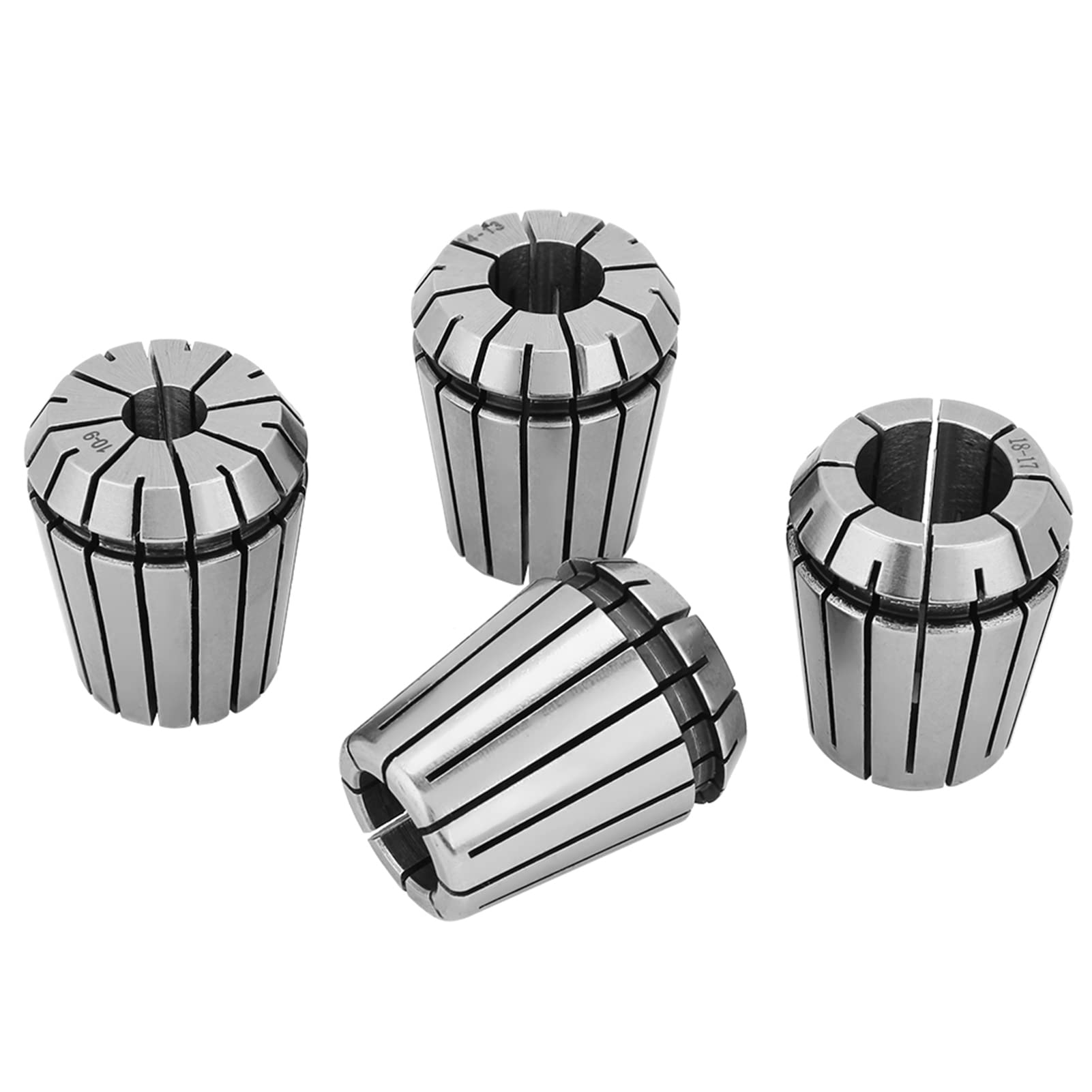 Luqeeg 10 szt. Uchwyt Tulei Zaciskowej R8, Precyzyjny System Tulejek Zaciskowych CNC, Kluczowy Uchwyt Tulejowy z 8 Tulejami Zaciskowymi, Idealny do Frezowania CNC, Wiercenia, Wytaczania i Obróbczego