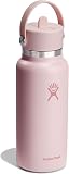 Hydro Flask – Wide Flex Straw Cap 946 ml (32 oz) Bouteille – Acier inoxydable, paille étanche, compatible lave-vaisselle – Isolation 24 h froid – Large ouverture, compatible glaçons – Trillium - 2