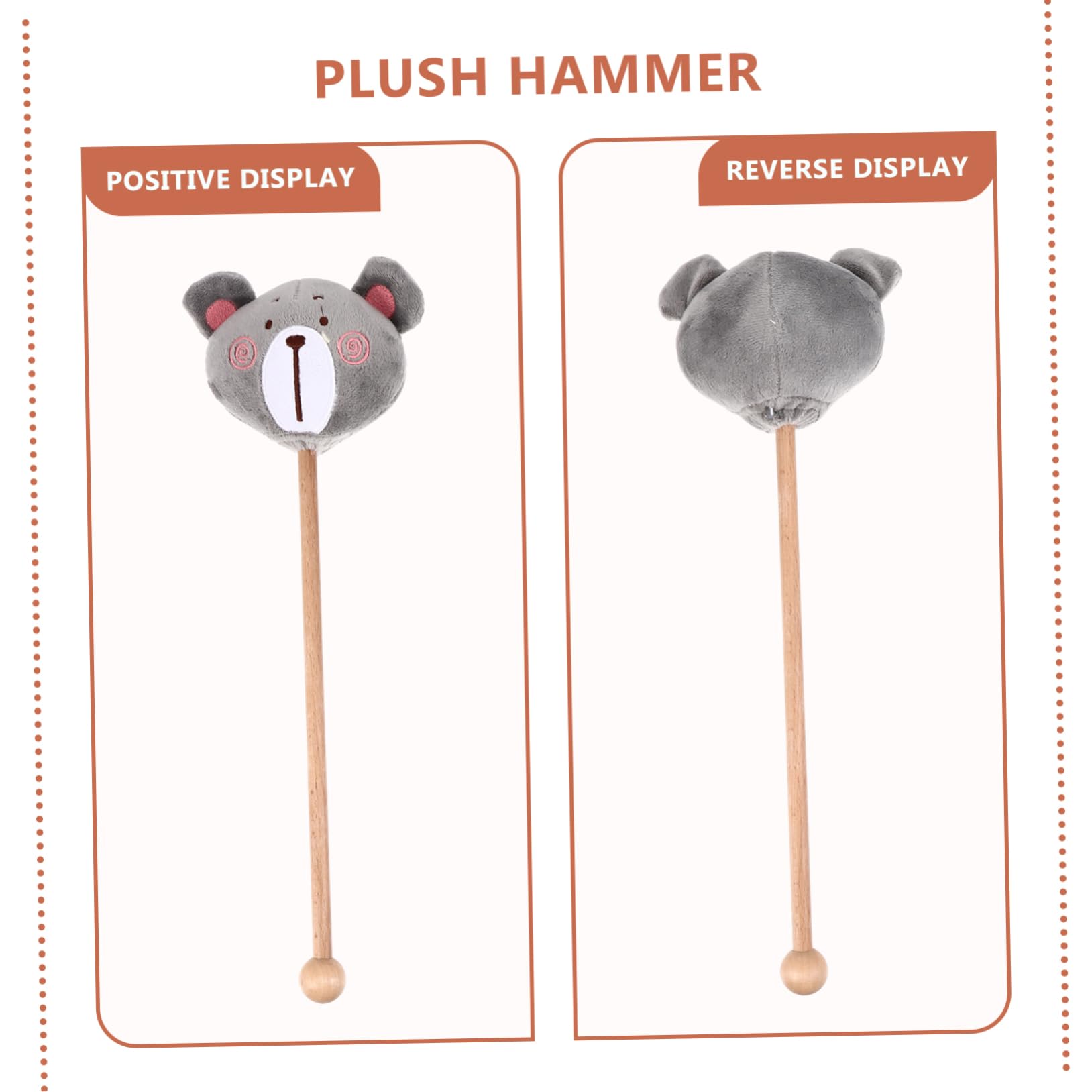 FOMIYES Instant Massage Tool Portable Massage Hammer Handheld Back Massager Manual Massager for Over Body