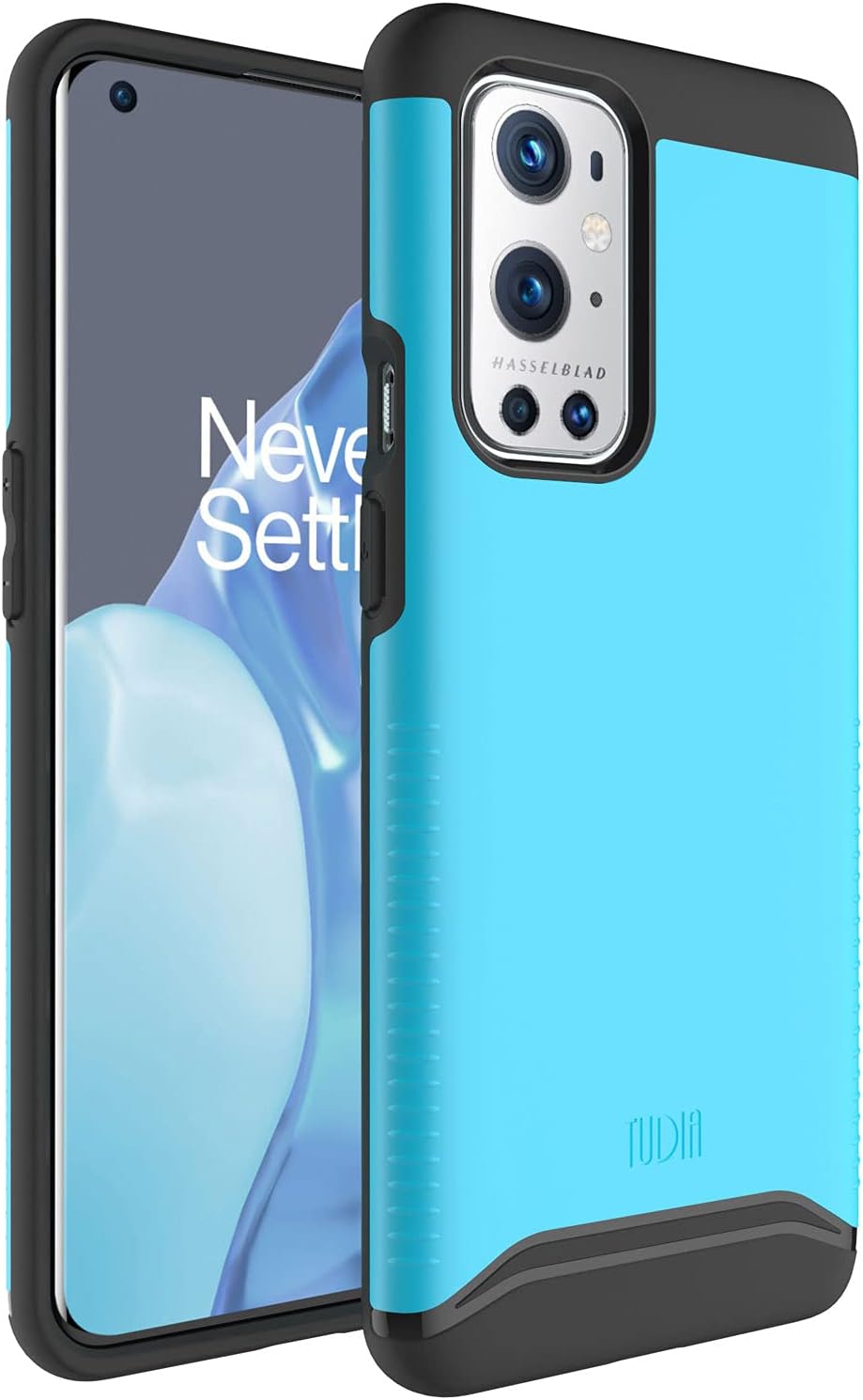 TUDIA DualShield Designed for OnePlus 9 Pro Case 5G (2021), [Merge] Shockproof Military Grade Drop Protection Dual Layer Slim Protective Case Cover - Blue